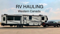 RV HAULING - WESTERN CANADA!!