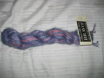 1 Skein Classic Elite Yarns Bravo silk mohairMade by Classic Elite Yarns35 percent mohair, 13 percen...