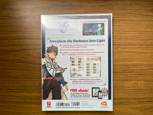 Tales of Zestiria CE Strategy Guide (Factory Sealed) in Sony Playstation 4 in London - Image 3