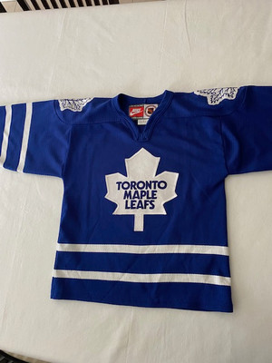 Toronto Maple Leafs Home Blue Adidas Jersey Size 46 (Small) with tags on it