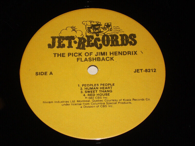Jimi Hendrix - Flashback (1980) LP dans CD, DVD et Blu-ray  à Ville de Montréal - Image 4