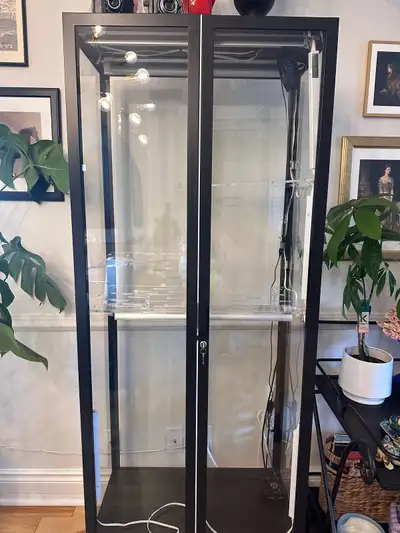 Ikea Milsbo cabinet (black) greenhouse, View more