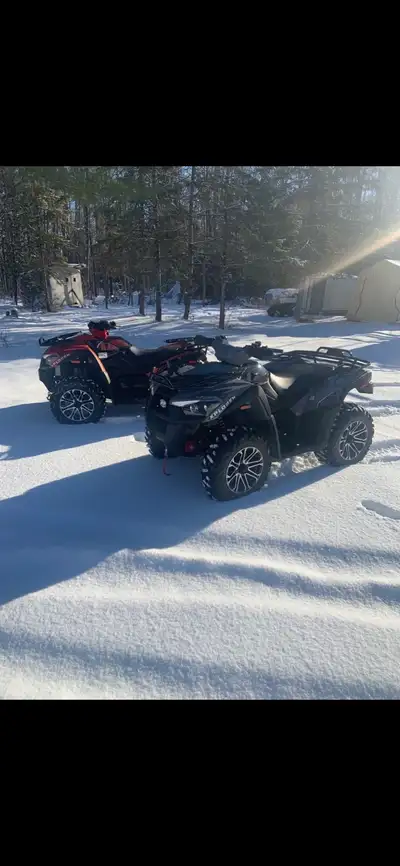 Asking 15000 for both 2022 argo 700cc one grey and one orange. Or for one is $8000