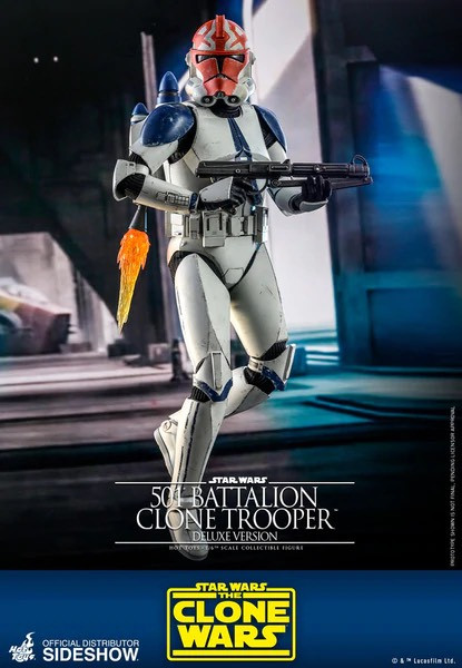 Hot Toys Star Wars Clone Wars 501st Clone Trooper (Deluxe), used for sale  