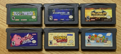 6 Authentic Game Boy Advance Games, View more
