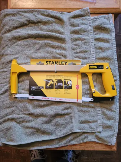 Stanley High Tension 12 Inch Hacksaw New, View more