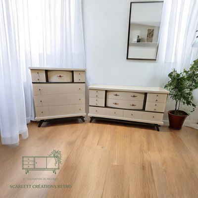 Duo de Commodes Vintage, View more