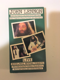 John Lennon: Live Rock+ Roll Revival, Toronto. VHS . Best Offer!