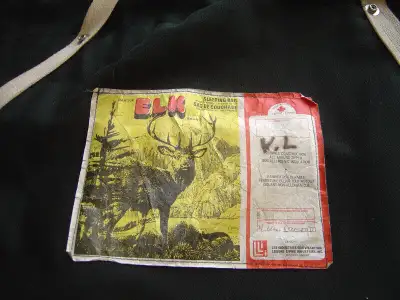sac de couchage elk non allergène , fait par les industries bon vivant inc , pour grand froid , fait...