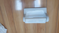 White Toilet Paper Holder