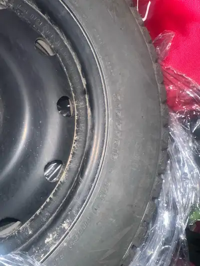 Winter Tires + Rims – 205/55R16 (Like New, 1 Season Use) Selling a full set of winter tires mounted...