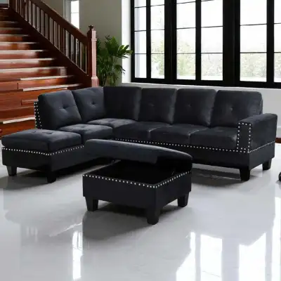 Elegant Sectional Sofa - Brand New + Free Home Delivery, View more