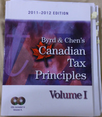 Canadian Tax Principles Vol I+II Study Guide 2011-12 Edition​
