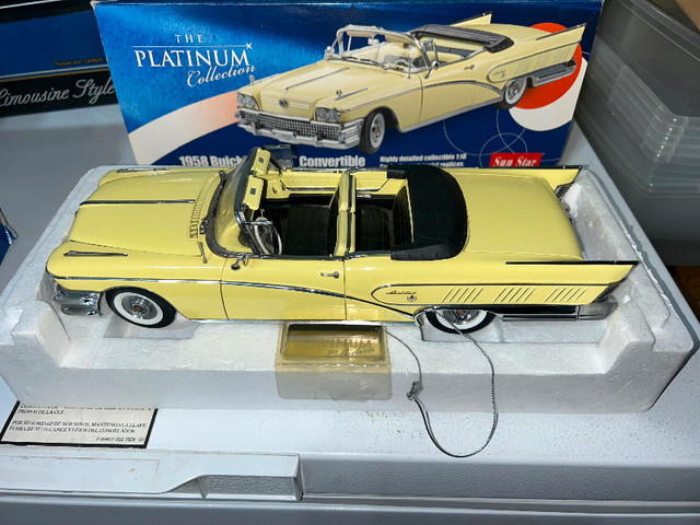 Buick Limited 1958 Sunstar Platinum diecast 1/18 die cast dans Art et objets de collection  à Longueuil/Rive Sud