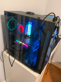 Gaming pc with mouse keyboard and monitor $800