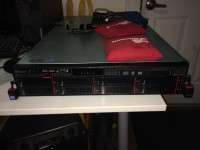Lenovo 2U rackmount server, 2 CPU, 16Tb Hard drive, 96Gb RAM