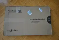 ViewSonic 32" UHD LED Backlit Display VX3276-4K-mhd
