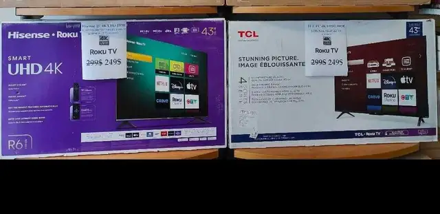 Hisense Roku 4K TV in TVs in City of Montréal - Image 2