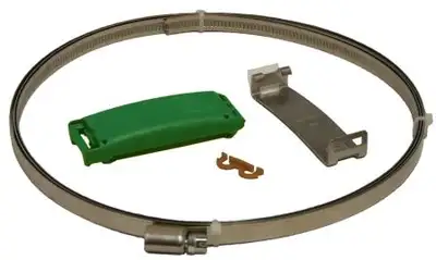 Set of 4 Ford F-350 TPMS tire sensors with mounting bands