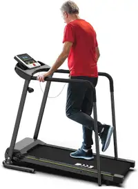 New Folding Walking Treadmill Long Handrail Fitness Exercise