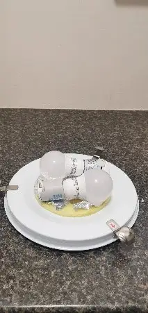 Contemporary style low profile flush mount ceiling fixture, View more