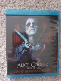 ALICE COOPER ! THEATRE OF DEATH LIVE CD BLUE RAY ! NEW