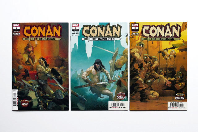 Conan The Barbarian (first issues 1 to 14) - Marvel Comics books dans Bandes dessinées  à Laval/Rive Nord