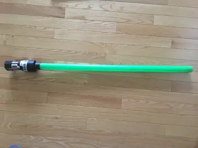Vintage 1980 Star Wars Return Of The Jedi The Force Lightsaber AS IS Light Saber 3' 1". Used conditi...