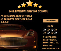 cours de conduite - multivision driving school