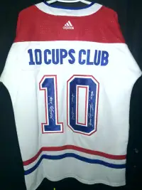 Montreal Canadiens legends autographed 
