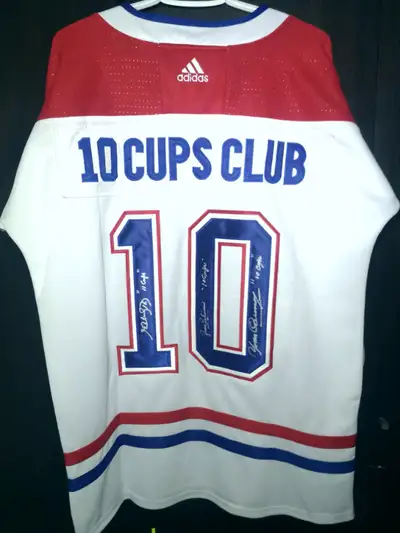 Montreal Canadiens legends autographed , View more