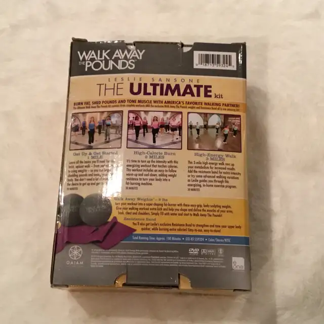 Gaiam Walk Away the Pounds The Ultimate Workout Kit in Exercise Equipment in Winnipeg - Image 4