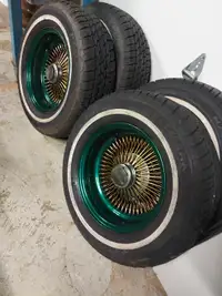 14 inch wire wheels lowrider