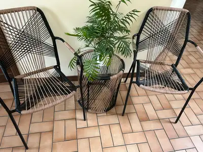 Contemporary Style Patio Set, View more