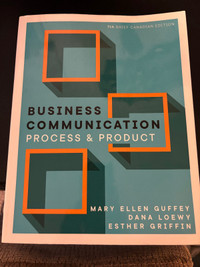 Business Communications Textbook BUSD1001 & BUSD1005