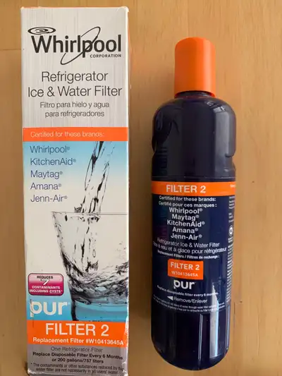 Brand new whirlpool refrigerator ice & water filter, View more