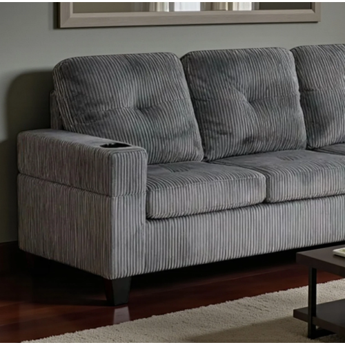Free Delivery Pull Out Sofa Bed Sectional Reversible Chaise Sale in Couches & Futons in Kingston - Image 4