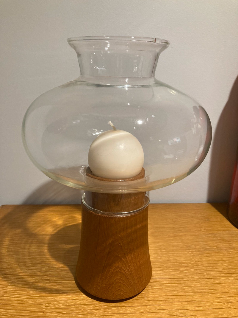 Vintage Dansk hurricane lamp for sale  