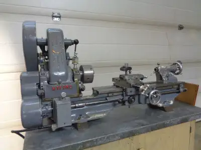 myford lathe made in england, smooth running with minimal wear, forward and reverse barrel switch, b...