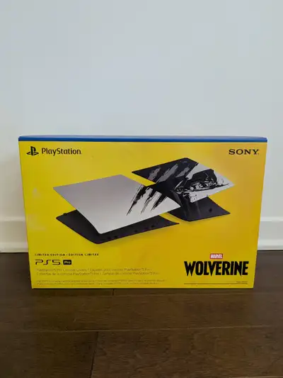 PS5 Pro Console Cover - Marvel's Wolverine Adamantium Limited, View more