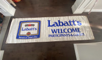 Vintage Labatt’s Welcome Banner