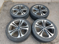 17" Alloy wheels with all season tires from Kia Forte 215/45R17