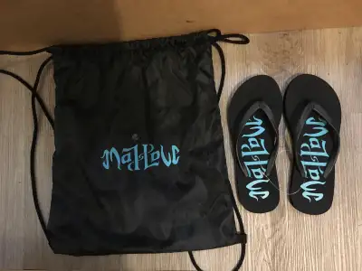 Flip flops with bag, View more