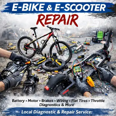 E-bike and E-scooter Repair, View more