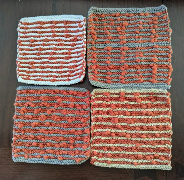 Dishcloths, scrubbies, coasters - 100% cotton, handmade in Hobbies & Crafts in Calgary - Image 6