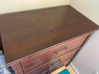 Brown chest of drawers (Ikea Brusali) with 3 drawers