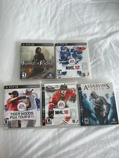 Prince of Persia NHL 10 NHL 12 Tiger Woods PGA Tour 11 Assassin’s Creed