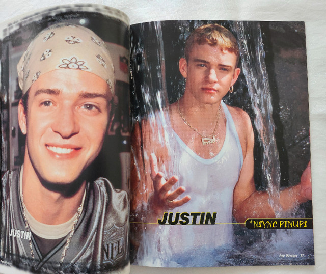 *NSYNC Pop Osyssey book 2001 by John Delevan  Justin Timberlake in Arts & Collectibles in Kitchener / Waterloo - Image 4