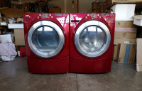 Whirlpool duet steam washer and dryer stackable set large size