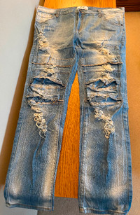 Ripped jeans men size 38
